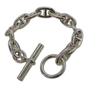 Hermes Chaine d'Ancre Ag925 Bracelet Size 17